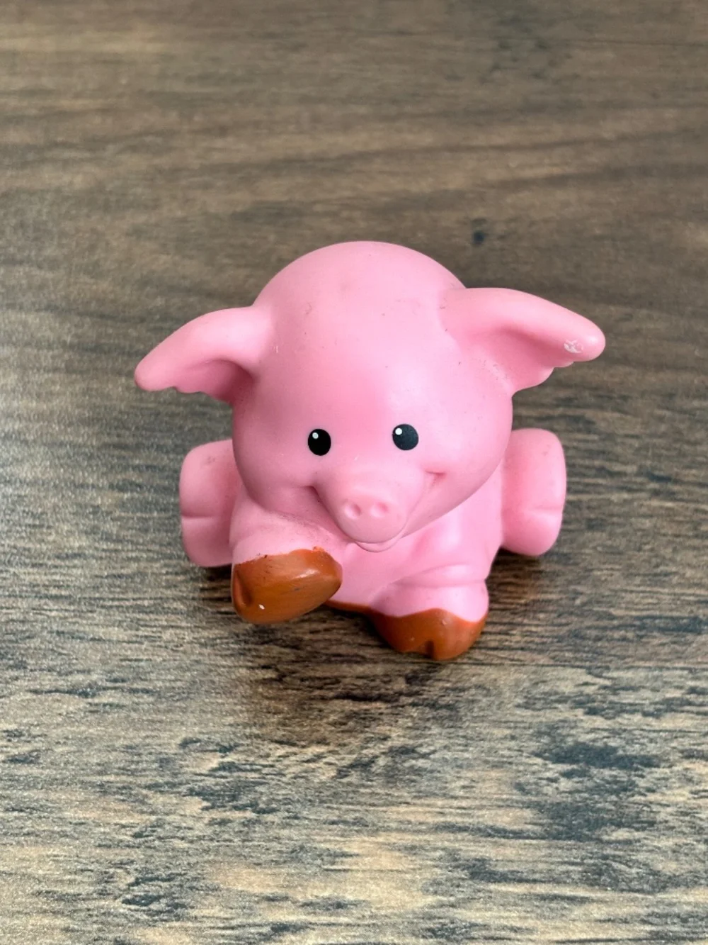 Fisher Price Little People Muddy Pig Mud Sitting Farm Animal Toy Figure 2007